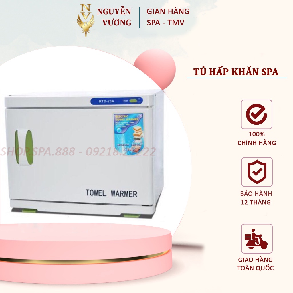 Tủ Hấp Khăn Spa Tiệt Trùng Có Đèn UV Diệt Khuẩn  Dùng Trong Spa Thẩm Mỹ Viện