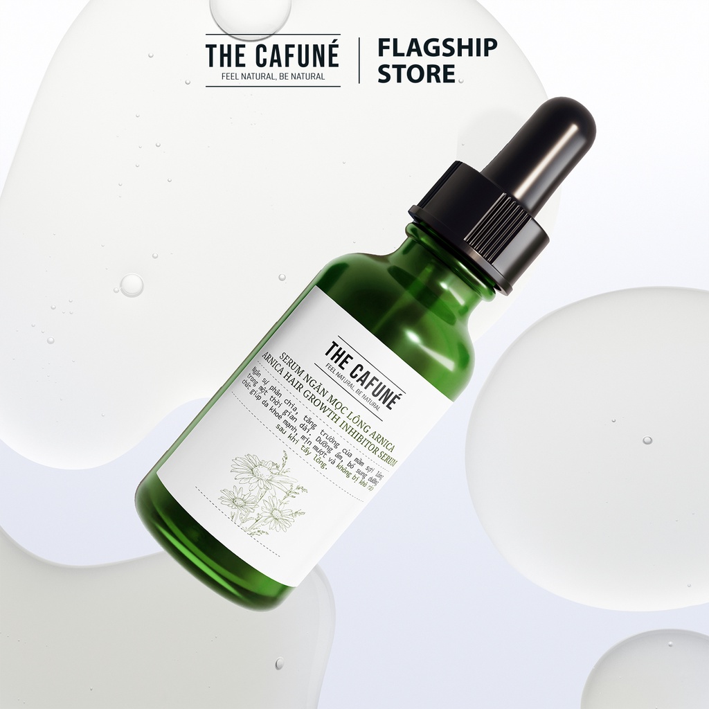 Serum Ức Chế Mọc Lông mùi thơm hơn mỡ trăn chiết xuất hoa cúc Arnica Cafuné hỗ trợ triệt lông triệt để an toàn 20ml