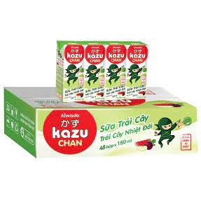 Thùng Sữa trái cây Aiwado Kazu Chan - Trái cây tổng hợp