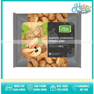 Sapoche / hồng xiêm đông lạnh gói 500gr