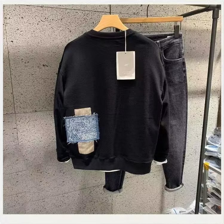 Áo Nỉ Chui Đầu Dáng Rộng Thoải Mái Phong Cách Hàn Quốc Thời Trang Mùa Thu 2022 Mới Cho Nam