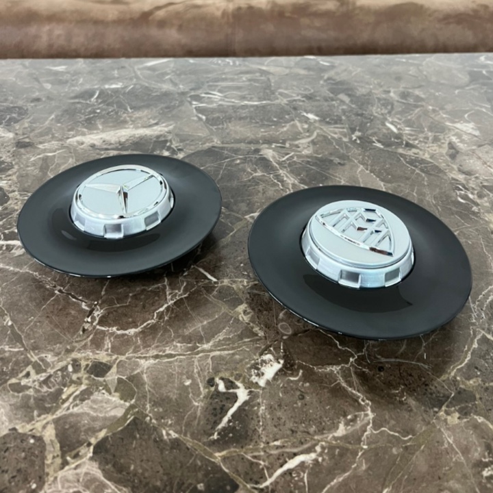 Logo chụp mâm, ốp lazang bánh xe ô tô Maybach, MERCEDES ZGS-003 ( SỐ LƯỢNG 1 CHIẾC )