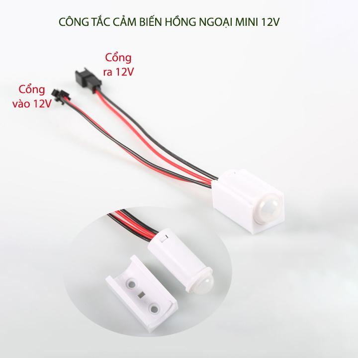 Công tắc thông minh cảm biến chuyển động 12V-36W, dùng gắn tủ để đóng mở đèn led