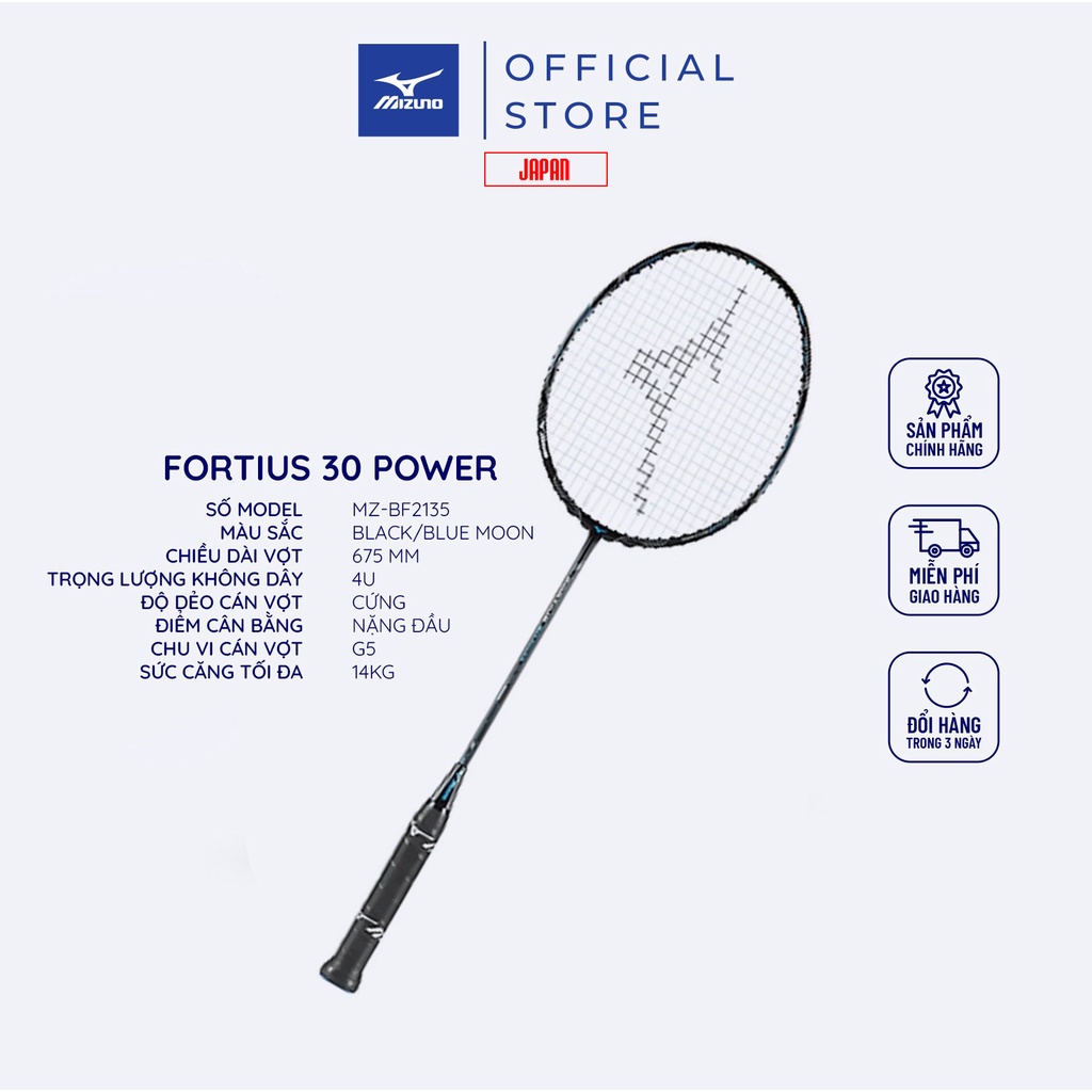 Vợt Cầu Lông Mizuno Fortius 30 Power MZ-BF2135 ( Khung Vợt)