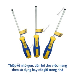 Tua vít đầu DẸP LS+ (6*150mm; 6*200mm; 8*150mm; 8*200mm)