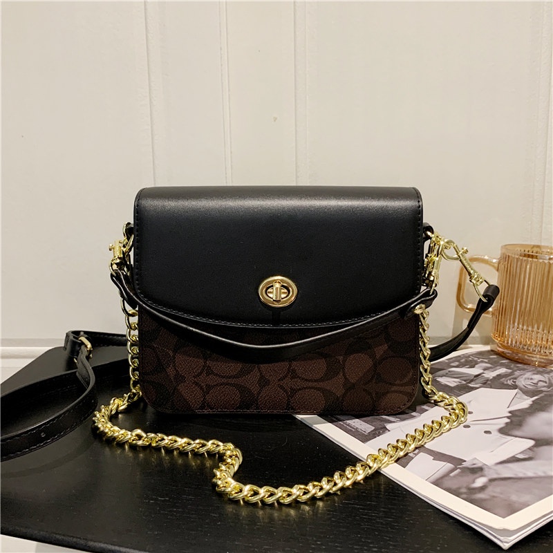 COACH2563 Casual Elegant Sling Bag Extremely Fast Shipping Classic Series madam Chain Bag