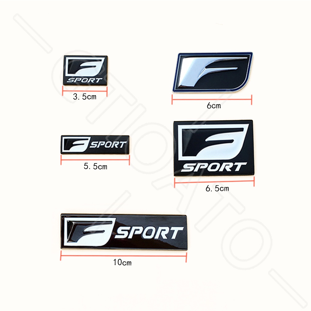 GTIOATO F Sport 3D Biểu Tượng Xe Kim Loại Biểu Tượng Xe Hơi Huy Hiệu Xe Hơi Biểu Tượng Oto CảI TiếN Biểu Tượng Ô Tô Huy Hiệu Ô Tô Trang Trí Ô Tô