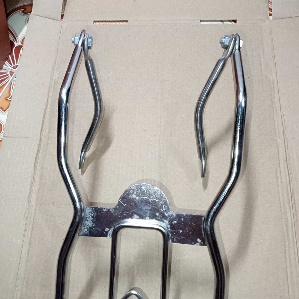 Gác ba ga xe Dream inox dày 10li