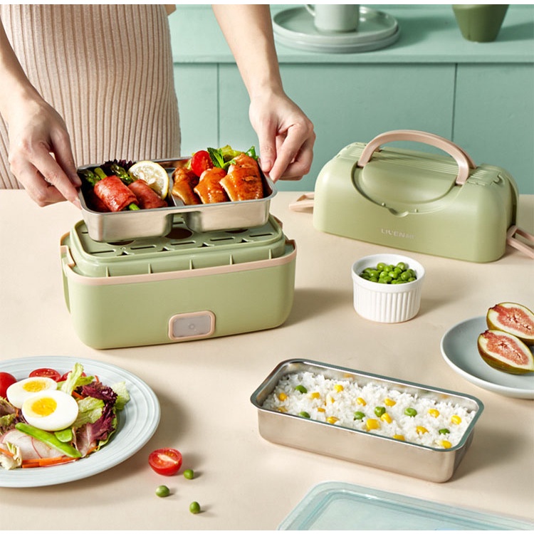Hộp Cơm Điện Văn Phòng Xiaomi LIVEN - Hộp Cơm Cắm Điện Hâm Nóng Và Làm Chín Thức Ăn Bằng Hơi Nước