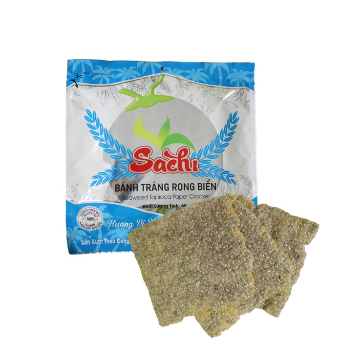 Bánh Tráng Bình Định Nướng Sachi Rong biển 75 Gam Sài Gòn Đặc Sản
