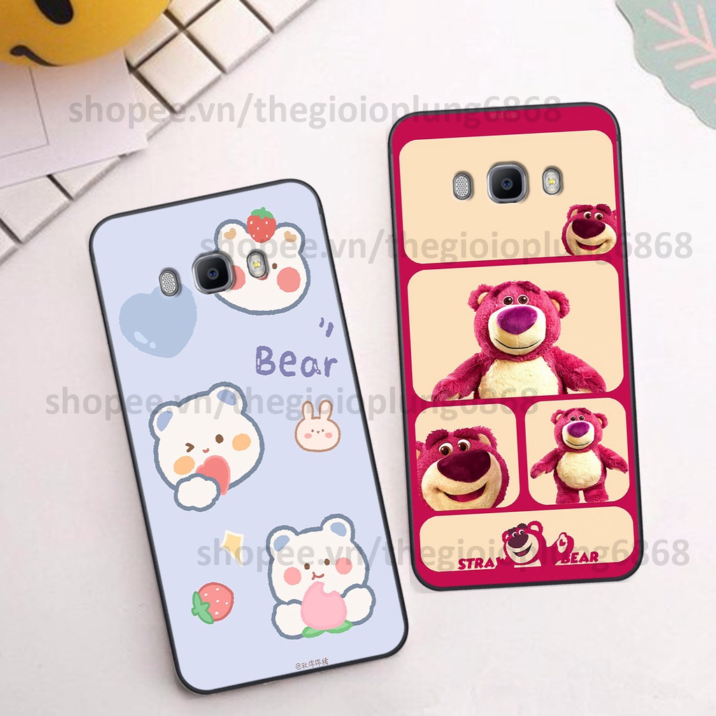 Ốp Samsung J5 / J7 2016 / J510 J710 in hình caro gấu vịt cute dễ thương, đầy đáng yêu
