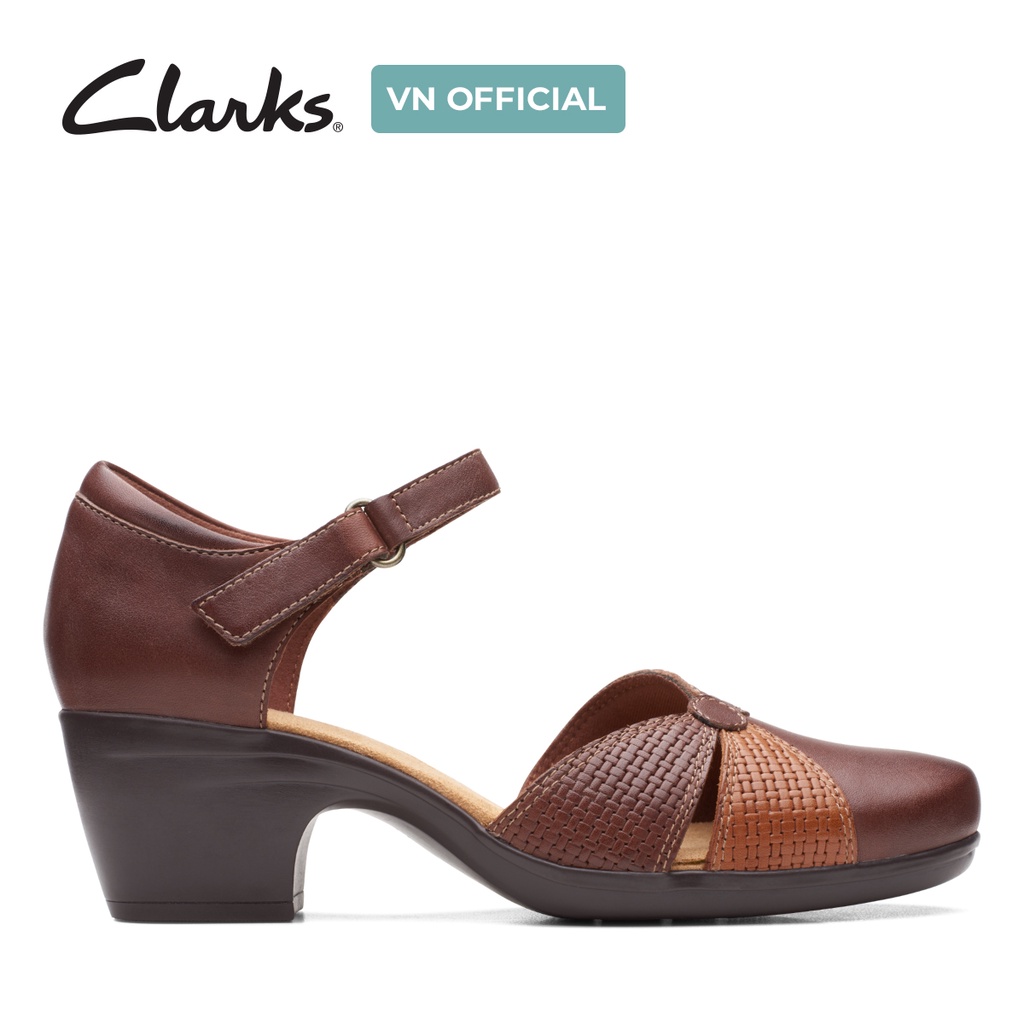 Sandal Da Nữ Clarks Emily Rae màu nâu