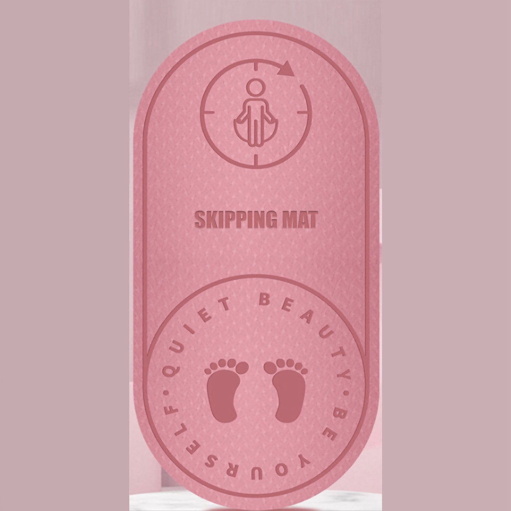 Có thể bán buôn TPE Jump Rope Mat Cách âm nhiệt Trang chủ Yoga Thảm tập thể dục hấp thụ sốc Vermont055 Hàng giao ngay