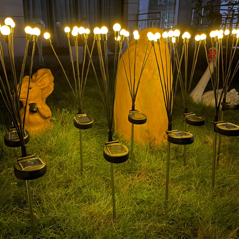 Đèn Led 6 / 8 / 10 Bóng Nhiều Màu Chống Nước Trang Trí Lối Đi Sân Vườn