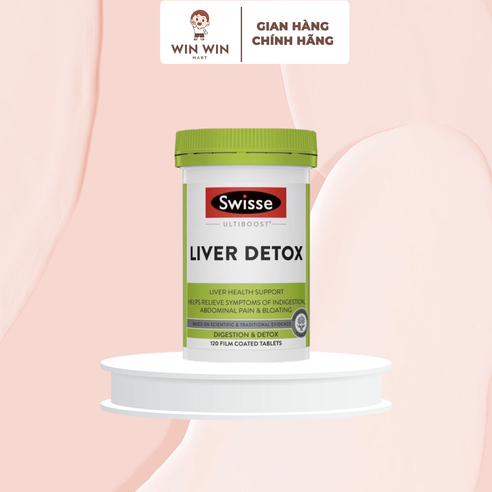 Viên uống bổ gan, giải độc - Swisse Liver Detox 120 viên của Úc