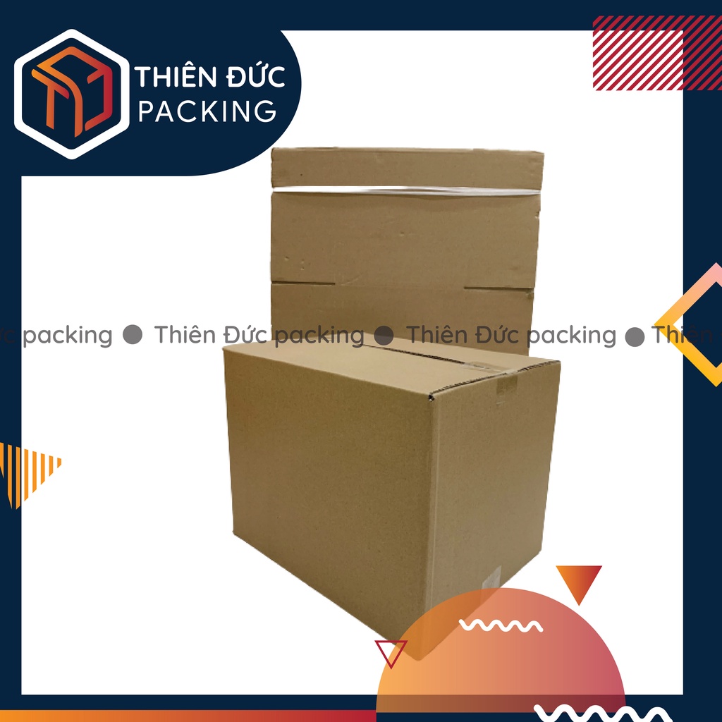 COMBO 10 thùng hộp carton 40x30x30 đóng gói hàng cứng cáp. Carton cỡ lớn chuyển nhà, chuyển đồ