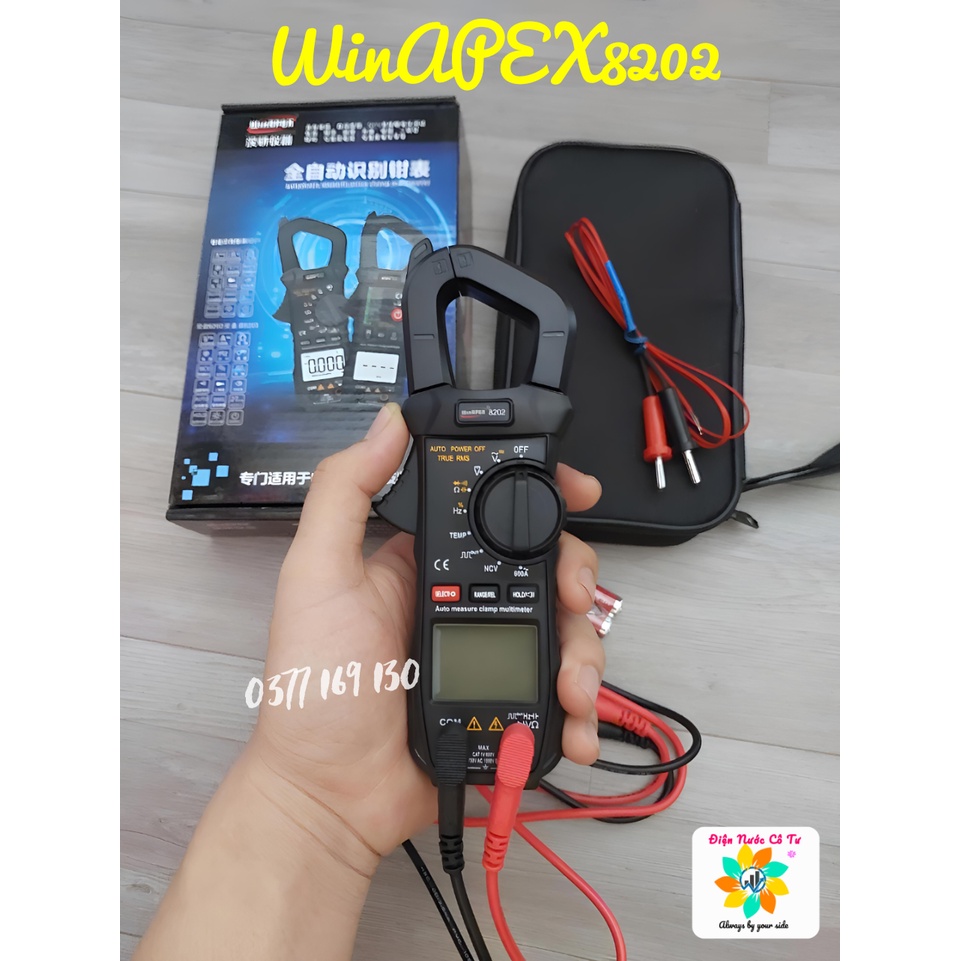 Đồng hồ kẹp dòng Ampe Kìm Tự Động winapex 8202