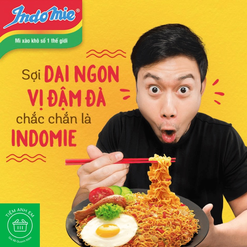 Mì Xào Khô Indomie Goreng Vị Sốt Bò 91g