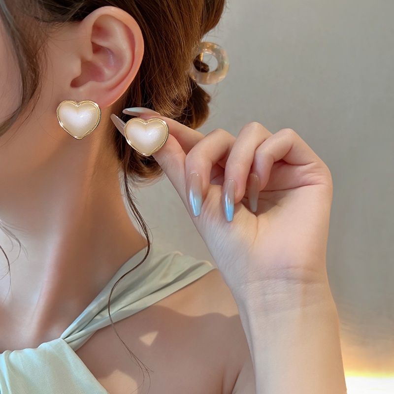 Bông Tai Mạ Bạc 925 Hình Vuông Đơn Giản Phong Cách Retro Thời Trang Cao Cấp