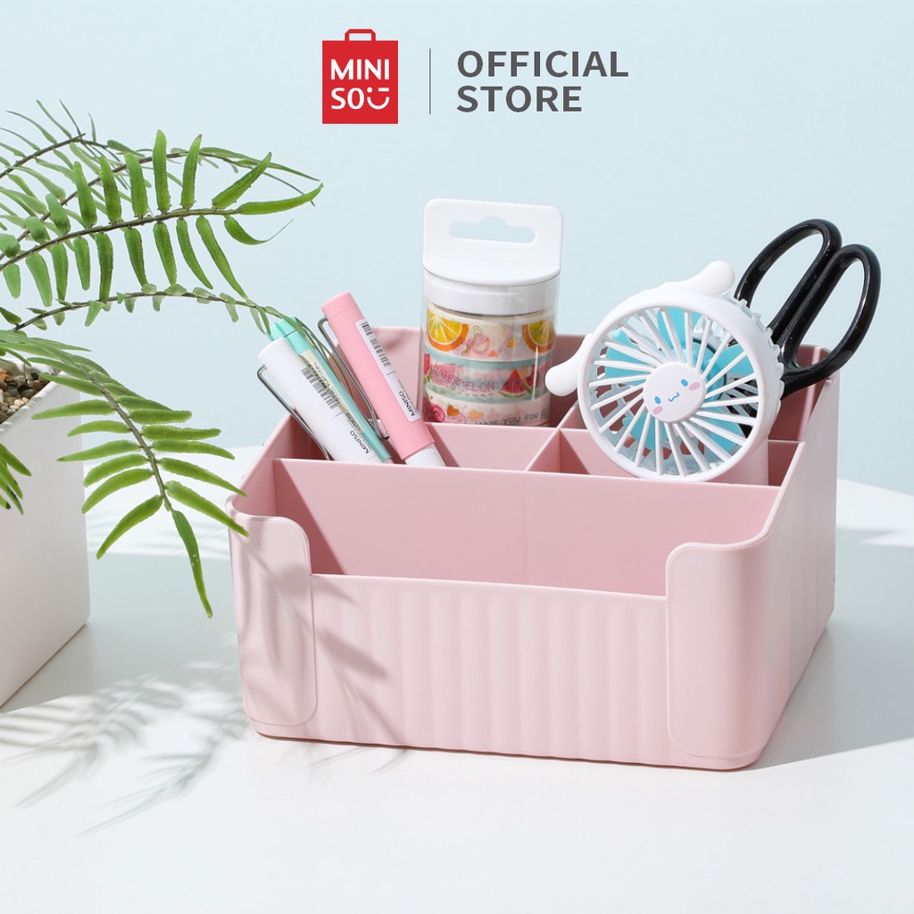 MINISO Kệ đựng mỹ phẩm bảo quản tiện lợi, có thể đựng những món mỹ phẩm nhỏ gọn