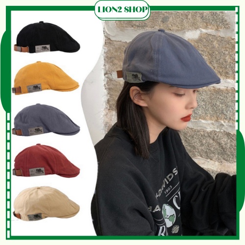 Mũ nồi nón beret nhiều màu phong cách vintage Nhật Bản, hàng có sẵn
