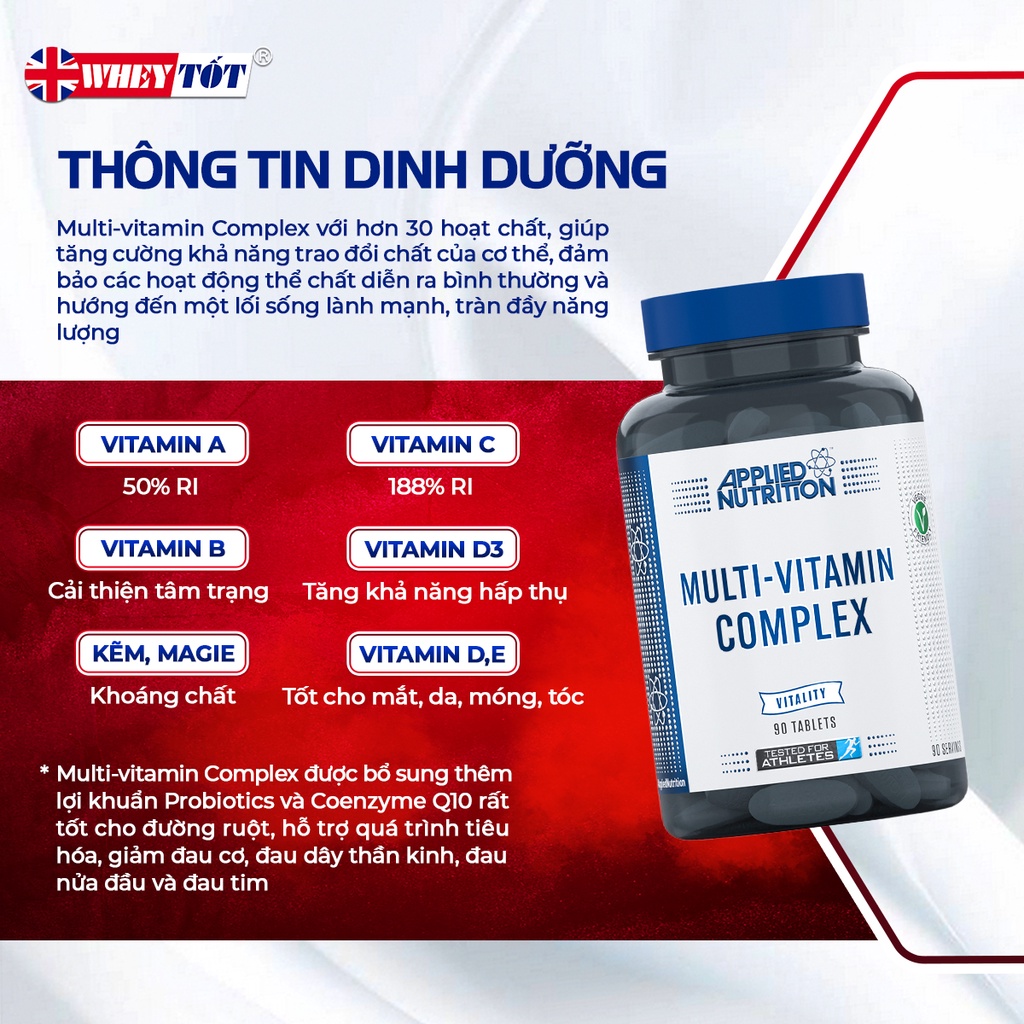 Mua Viên uống Applied Nutrition Multi Vitamin Complex bổ sung viatmin ...