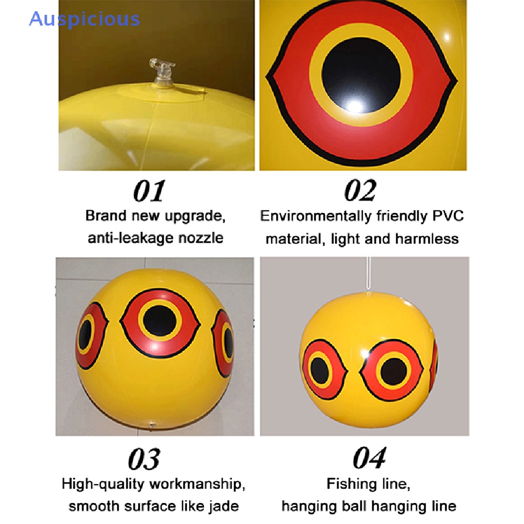 Bong Bóng Bơm Hơi Hình Đôi Mắt Dùng Đuổi Chim Bảo Vệ Nông Trại