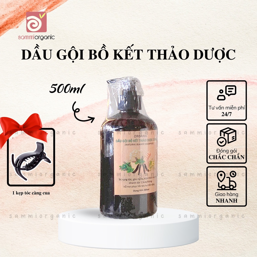 Dầu gội bồ kết thảo dược 500ml