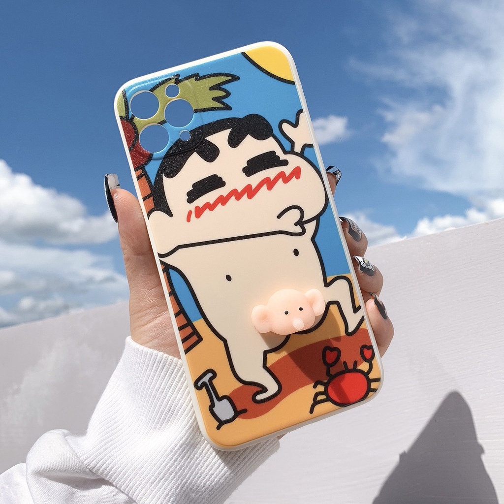 Ốp lưng in hình shin voi con nổi dễ thương dành cho nhiều dòng máy của Iphone/samsung/oppo/realme/vivo/xiaomi