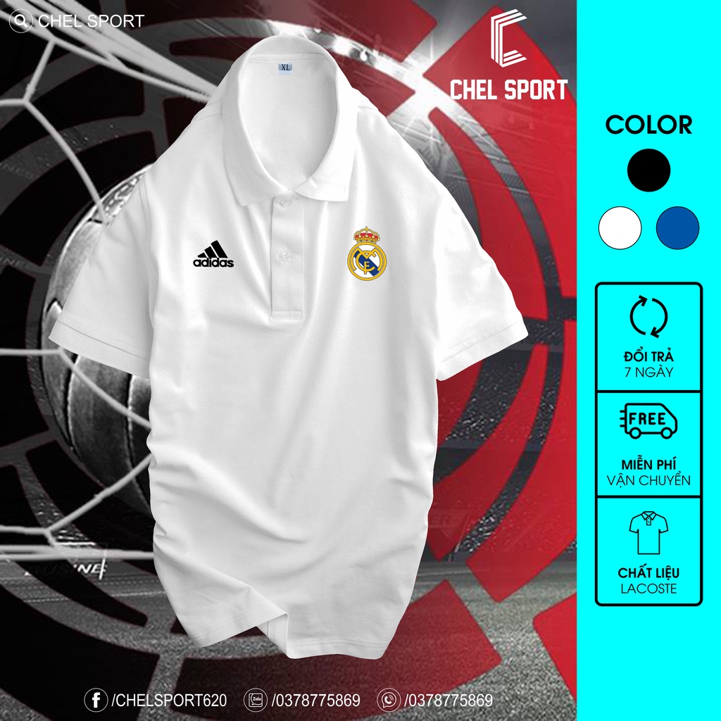 Áo polo cao cấp Real Madrid mùa 2022/23 [ẢNH THẬT]