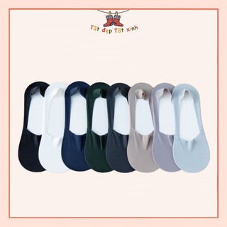 Tất Vớ Lười Invisible su lụa trơn cotton silk cao cấp mát lạnh chống trượt gót Tất đẹp Tất xinh