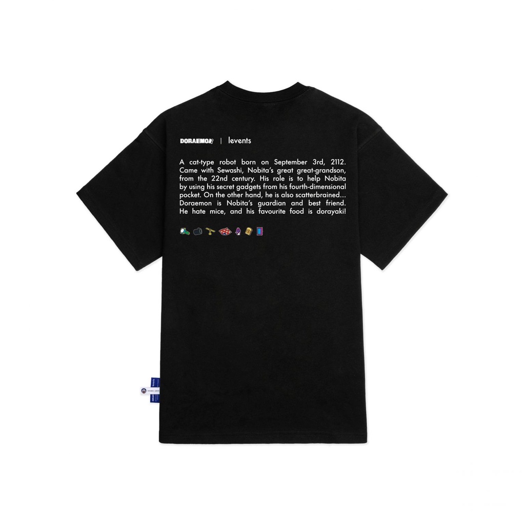 Áo thun Levents Doraemon Mini Cat Doremon Đô rê mon Thời trang Unisex HCM AL230