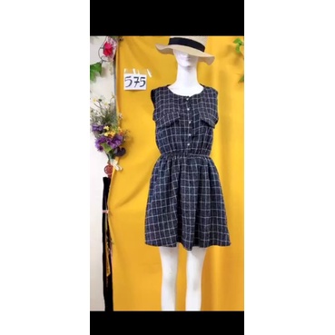 đầm sơmi kẻ ô (dưới size M+). S575