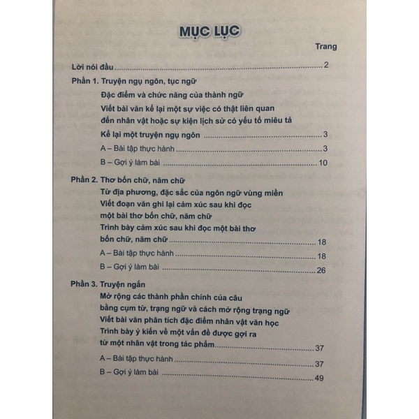 Sách - Bài tập phát triển năng lực Ngữ Văn 7  Theo chương trình giáo dục phổ thông 2018