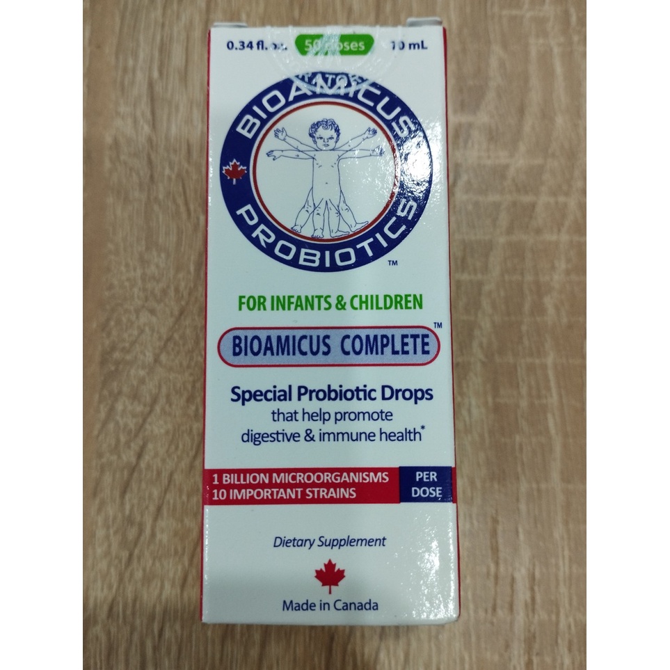 Men Vi Sinh Bioamicus Complete 10 Chủng - Nhập khẩu chính hãng Canada