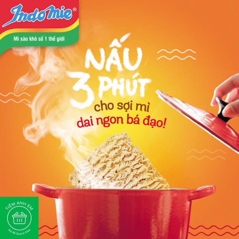 Mì Xào Khô Indomie Goreng Vị Sốt Bò 91g