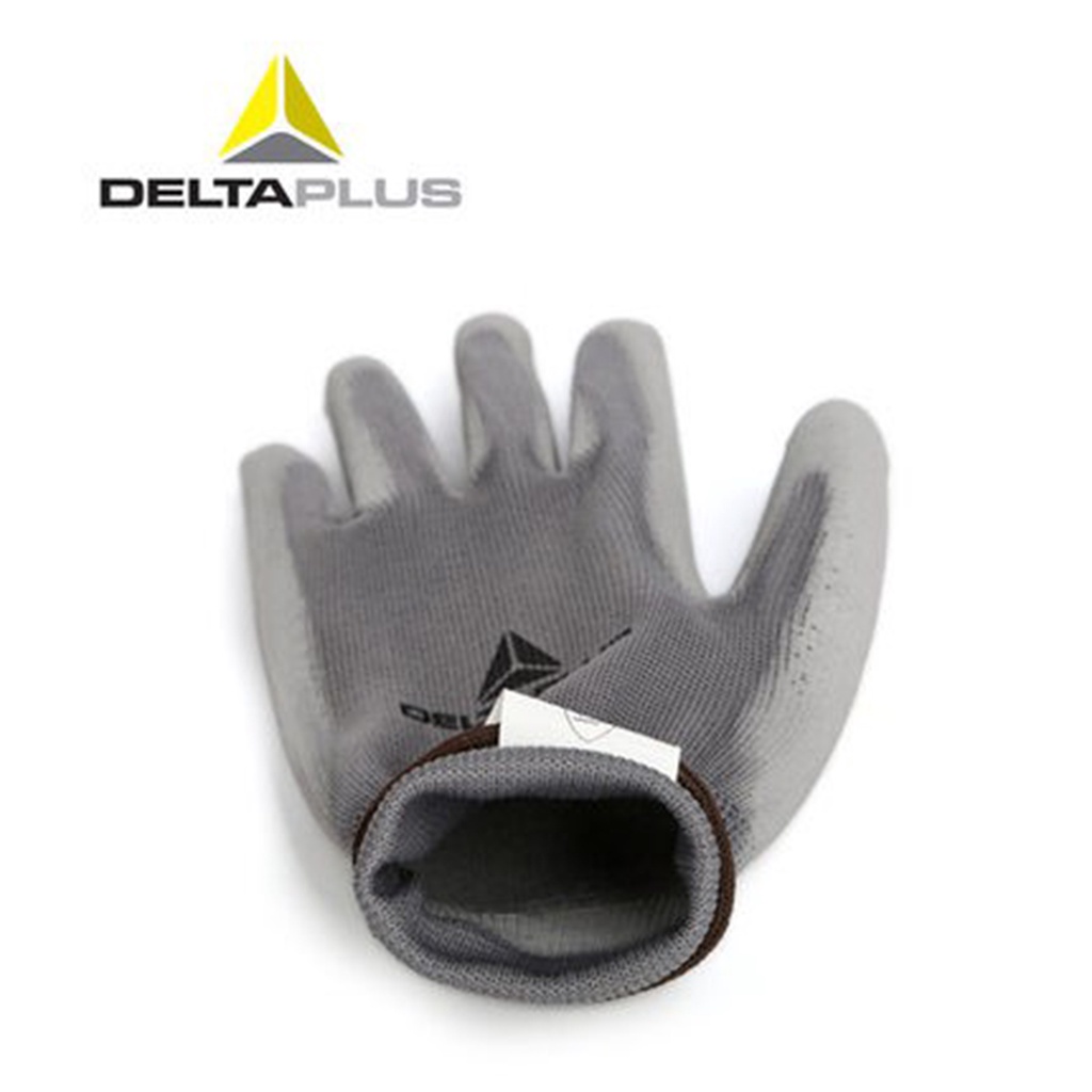 Găng tay đa năng Deltaplus VE702PG phủ polyurethane tăng độ bám, linh hoạt cao, thác tác thoải mái, dễ dàng - chính hãng
