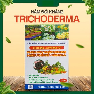 Nấm đối kháng trichoderma bacillus hộp 1kg - kháng nấm gây bệnh, giải độc hữu cơ