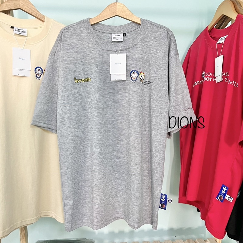 Áo Thun LEVENTS DORAEMON POPULAR CAT Tee Full Tag Vải Hãng Levent Tag Giấy Tặng kèm giấy thơm Unisex nam nữ