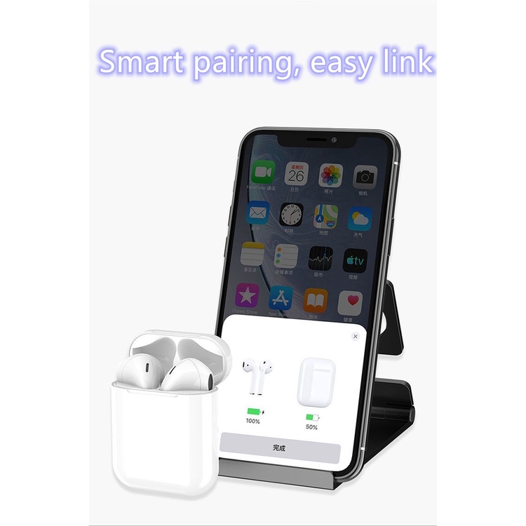 Vỏ Bảo Vệ Hộp Sạc Tai Nghe Airpods i12 tws bluetooth Không Dây Họa Tiết Hoạt Hình Dễ Thương