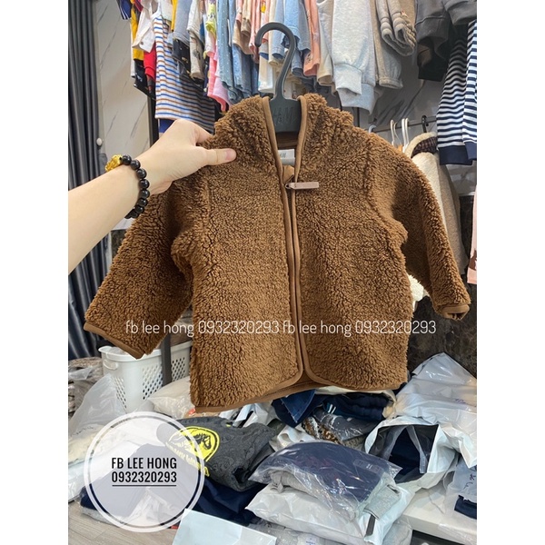 Áo khoác lông gấu Hm tuồn