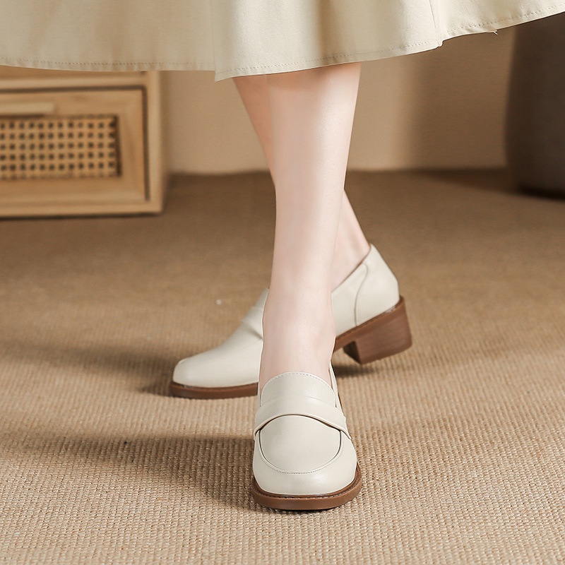 Giày Lười Da Bóng Thời Trang Cho Nữ