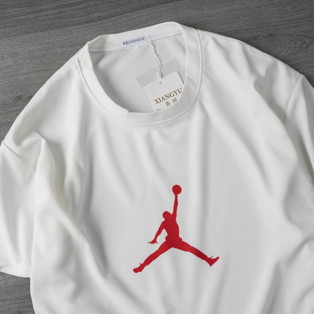 Bộ quần áo thể thao nam Fordan trắng