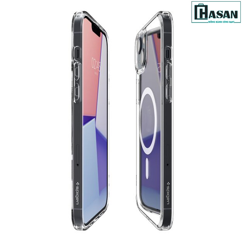 Ốp lưng Magsafe iPhone 14 Plus SPIGEN Crystal Hybrid Magfit