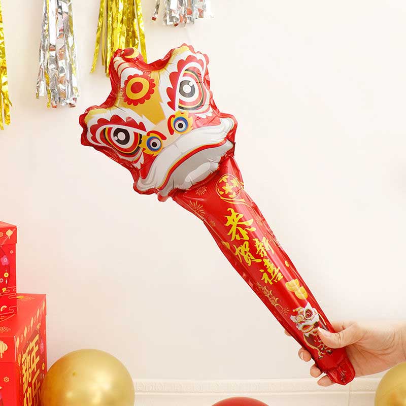 Bong Bóng Màng Nhôm Màu Đỏ Dùng Trang Trí Tiệc Năm Mới