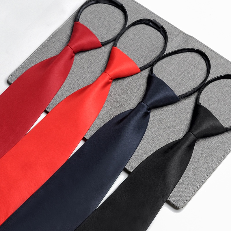 Cà Vạt Nam 10cm Màu Đen / Đỏ / Xanh Thời Trang Công Sở Cao Cấp