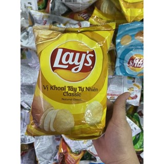Combo 10 gói snack Lays nguyên vị hàng lỗi xẹp