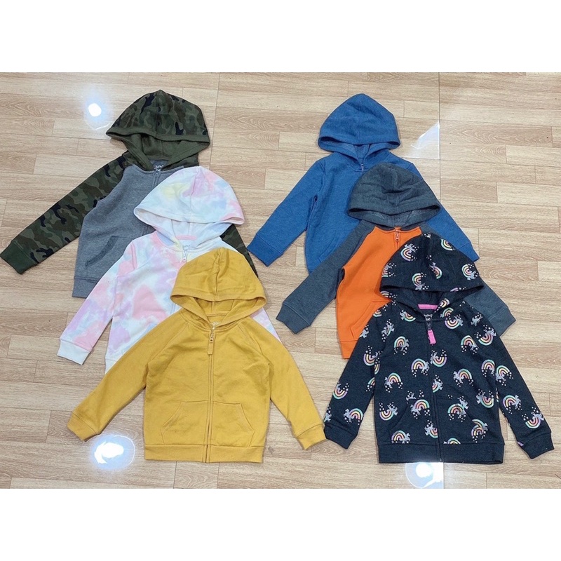 Áo khoác nỉ mỏng xuất dư xịn cho bé gái 1-5t