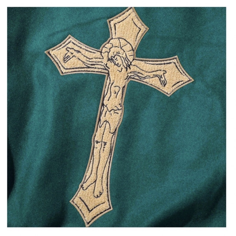 Áo Khoác Bomber Tay Da Thánh Giá Thời Trang Nam Nữ