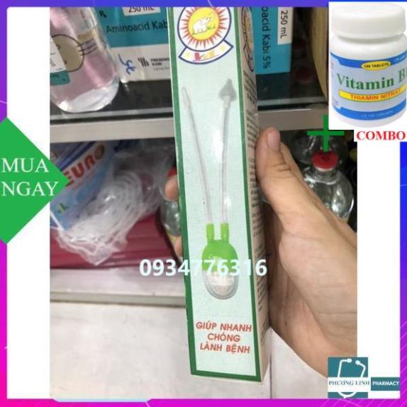 Combo Vitamin B1 chai 100 viên+ ỐNG HÚT MŨI CHO BÉ HIỆU CON VOI TRẮNG